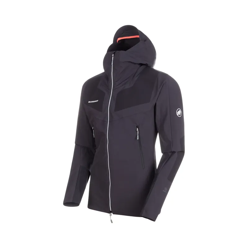 Mammut Aenergy Pro Hooded Softshell Mens Jacket In Black