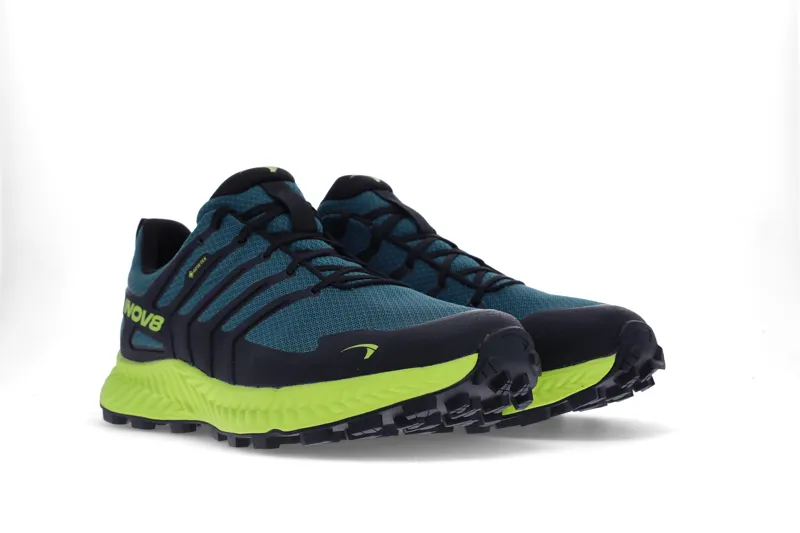 Inov-8 Men's Roclite Low Gore-Tex in Dark Ocean/Black/Lime-5