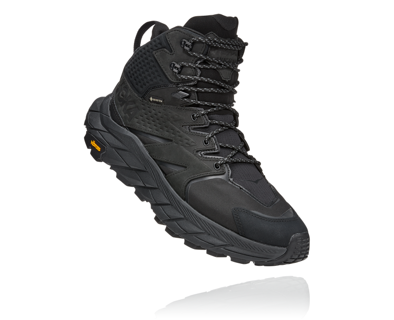Hoka Men's Anacapa Mid Gore-Tex Walking Boot in Black-8