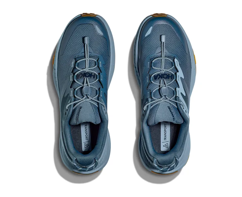 Hoka Women's Transport in Real Teal/Dusk-5