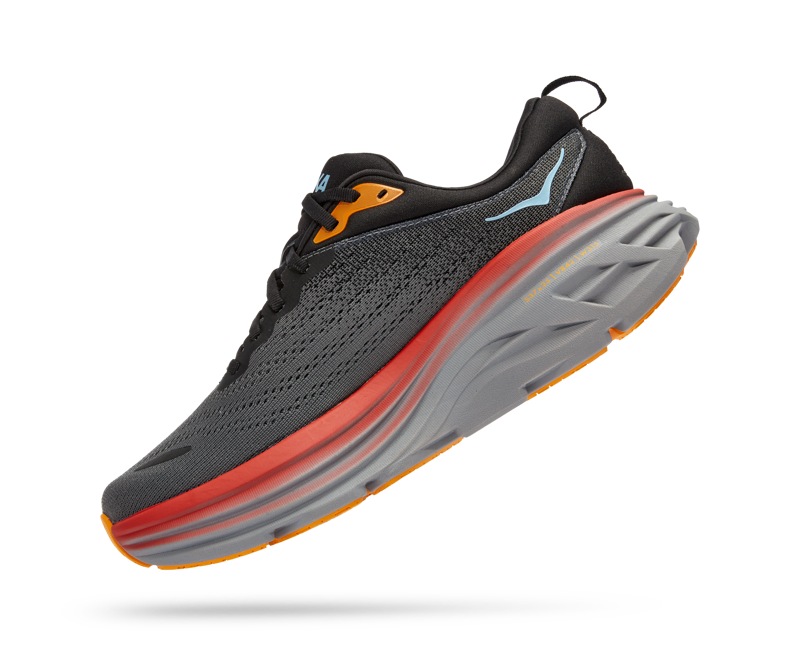 Hoka Men's Bondi 8 in Anthracite/Castlerock -4