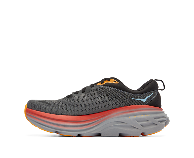 Hoka Men's Bondi 8 in Anthracite/Castlerock -5