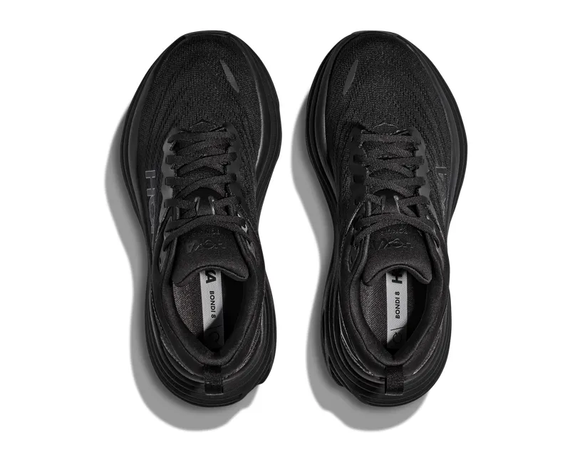 Hoka Men's Bondi 8 Shoes in Black -6