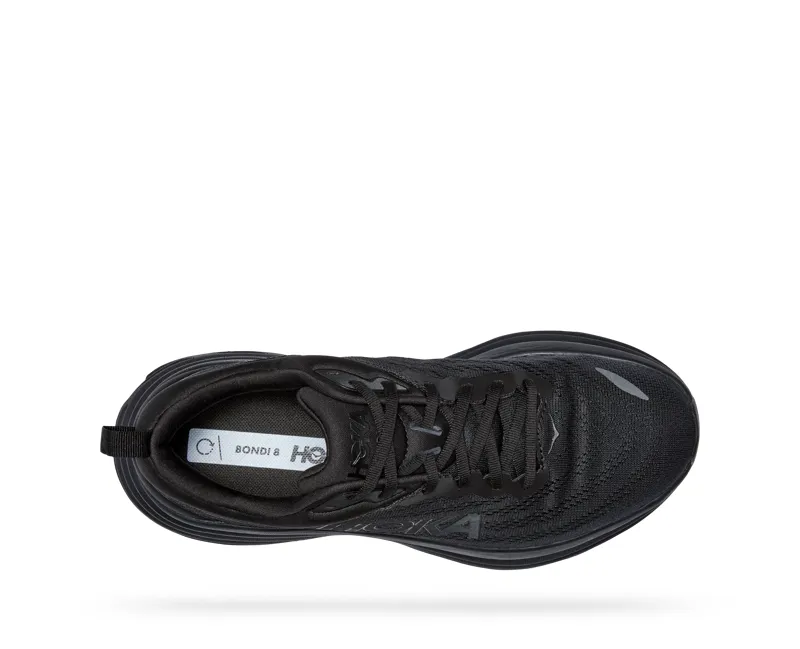 Hoka Men's Bondi 8 Shoes in Black -8