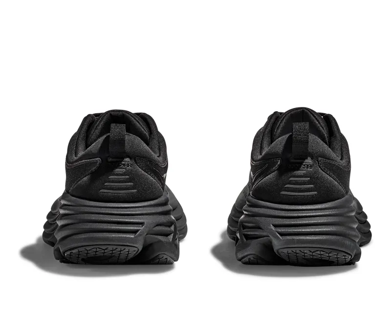 Hoka Men's Bondi 8 Shoes in Black -5