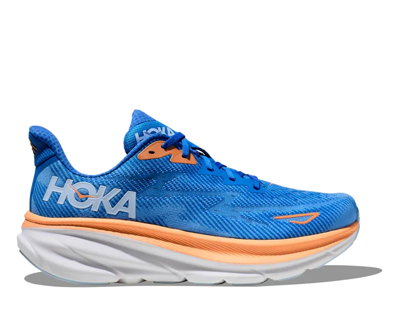 Hoka Men's Clifton 9 in Coastal Sky/All Aboard