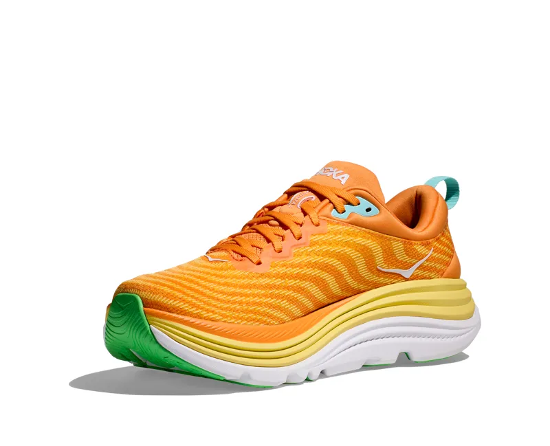 Hoka Men's Gaviota 5 in Solar Flare/Sherbet-5