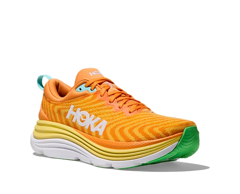 Hoka Men's Gaviota 5 in Solar Flare/Sherbet-2