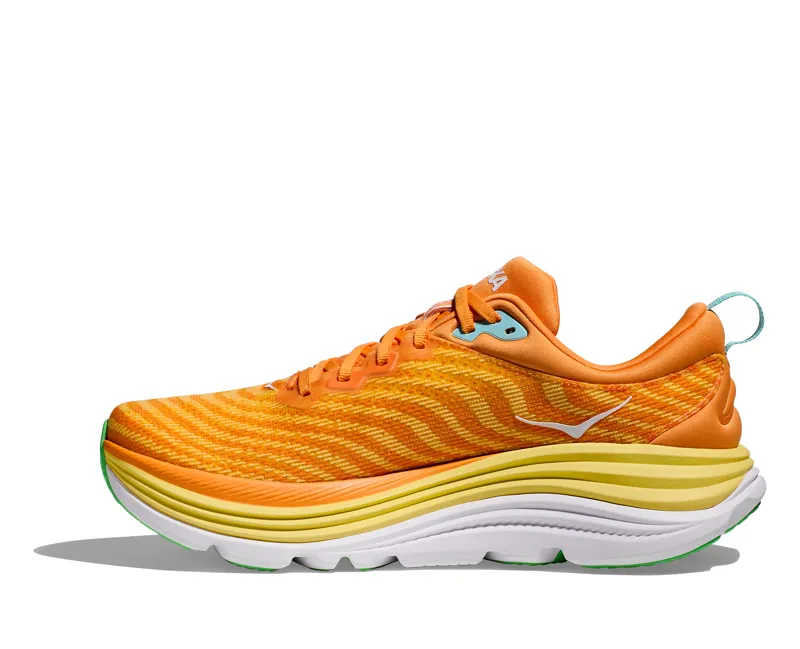 Hoka Men's Gaviota 5 in Solar Flare/Sherbet-6