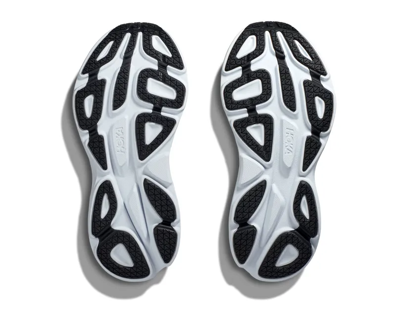 Hoka Women's Bondi 8 in Black/White-5