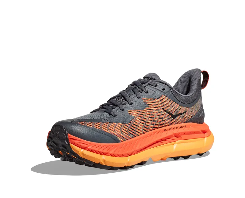 Hoka Men's Mafate Speed 4 in Castlerock/Black-6