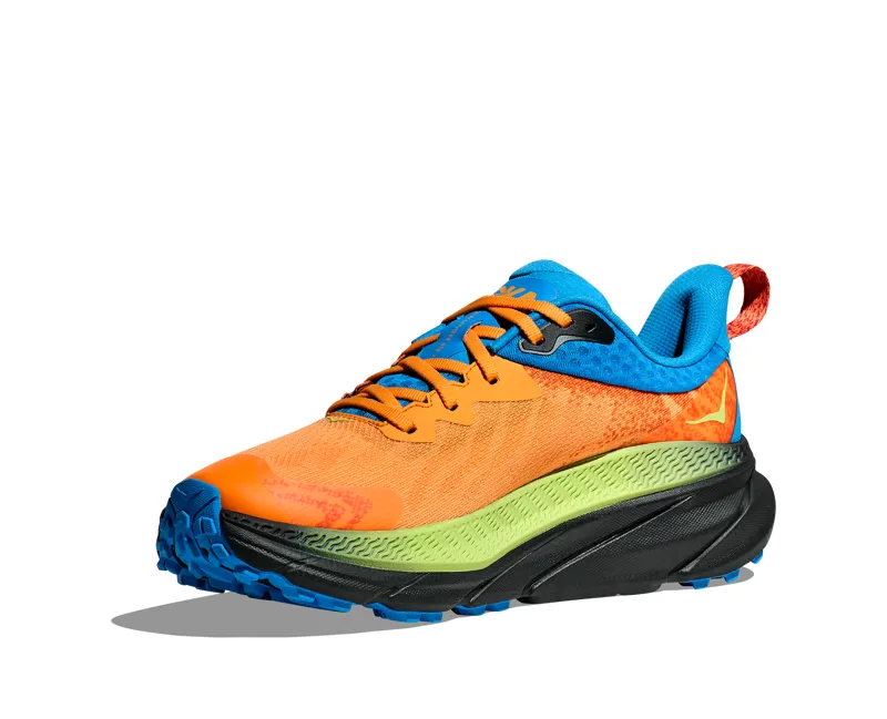 Hoka Men's Challenger ATR 7 Gore-Tex in Black/Solar Flare-3