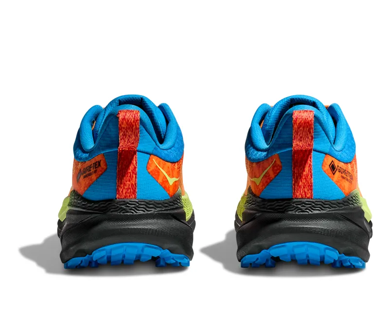 Hoka Men's Challenger ATR 7 Gore-Tex in Black/Solar Flare-6