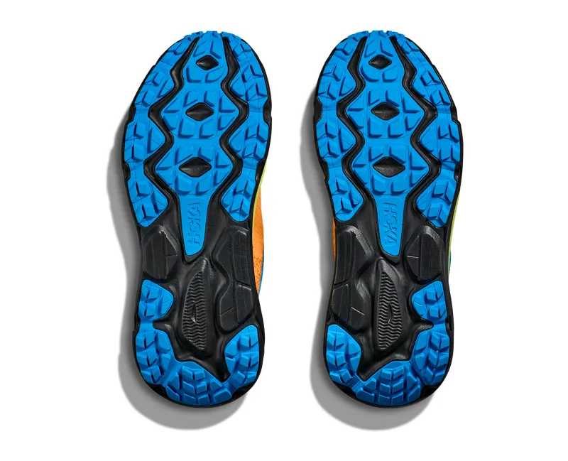 Hoka Men's Challenger ATR 7 Gore-Tex in Black/Solar Flare-5