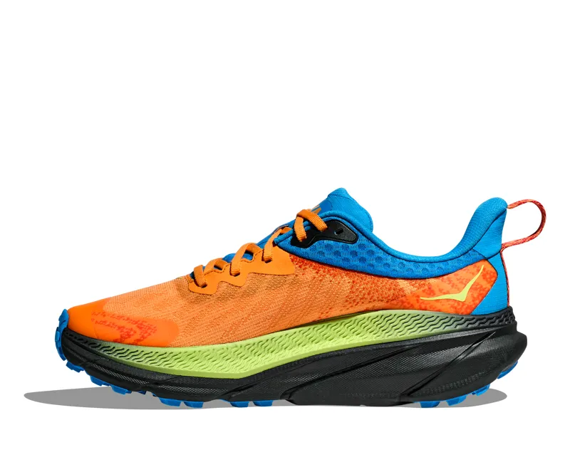 Hoka Men's Challenger ATR 7 Gore-Tex in Black/Solar Flare-7