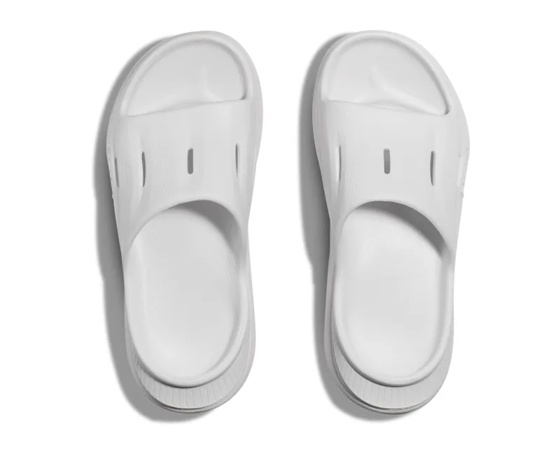 Hoka Unisex Ora Recovery Slide 3 in White-1