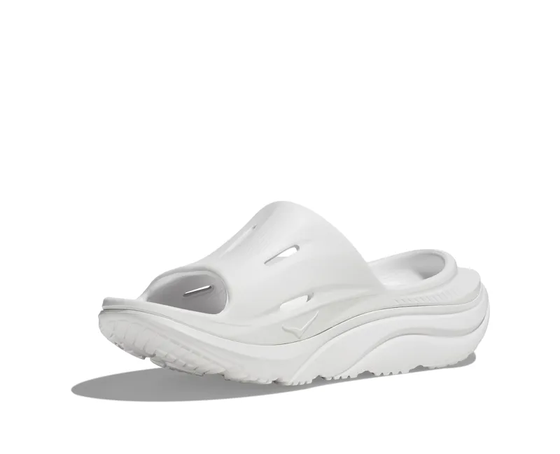 Hoka Unisex Ora Recovery Slide 3 in White-5