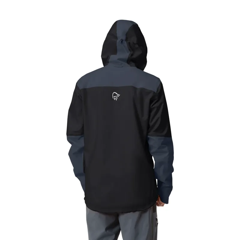 Norrona Men's Trollveggen Gore-Tex Pro Light Jacket in Caviar/Cool Black-4