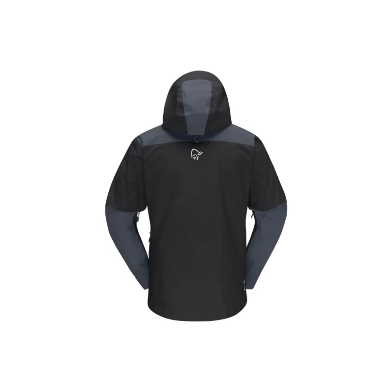 Norrona Men's Trollveggen Gore-Tex Pro Light Jacket in Caviar/Cool Black-1