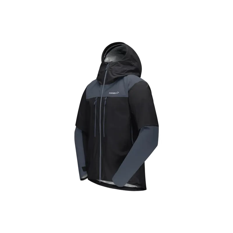 Norrona Men's Trollveggen Gore-Tex Pro Light Jacket in Caviar/Cool Black-2