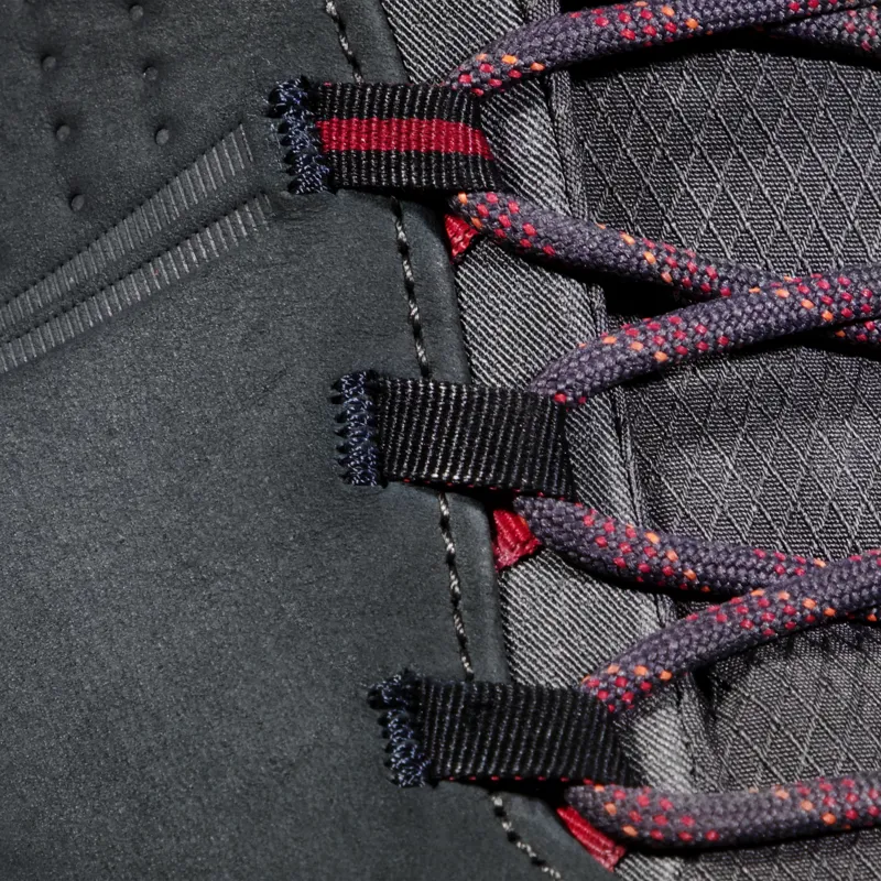 Mammut Nova IV Mid GTX Womens Hiking Boots in Black-Blood Red-8