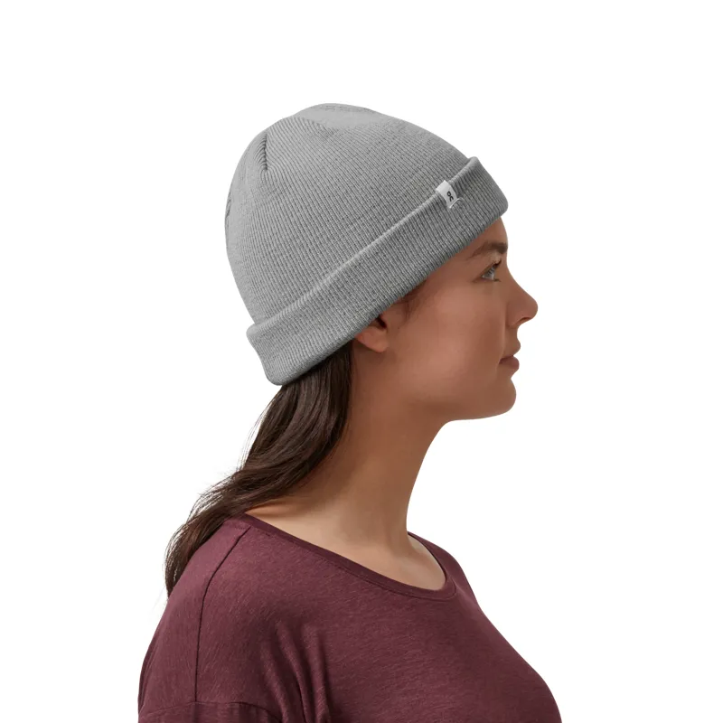 On Running Adult Merino Beanie in Lunar Grey-5