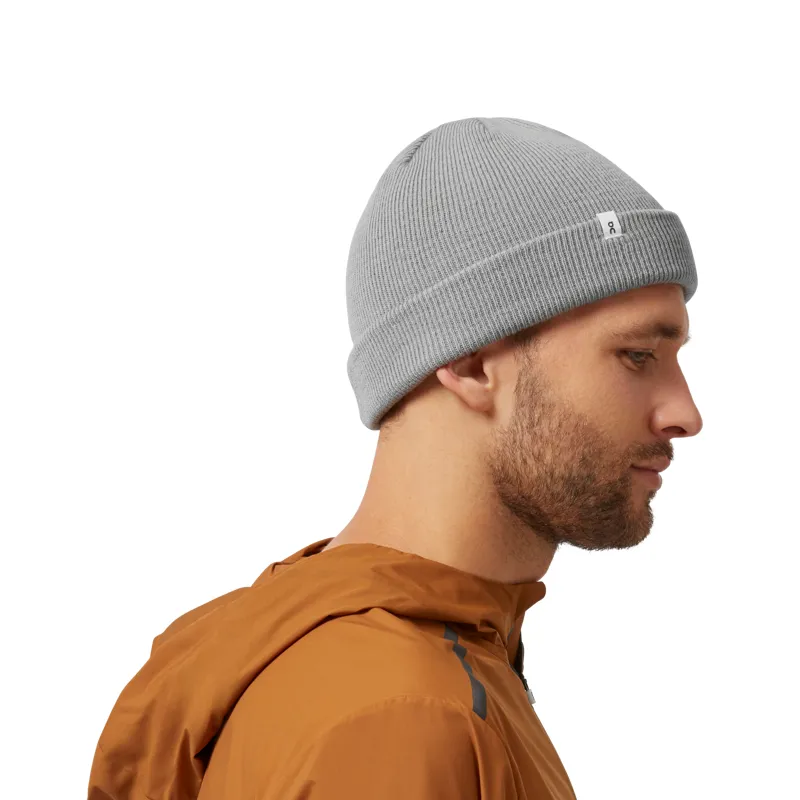 On Running Adult Merino Beanie in Lunar Grey-2