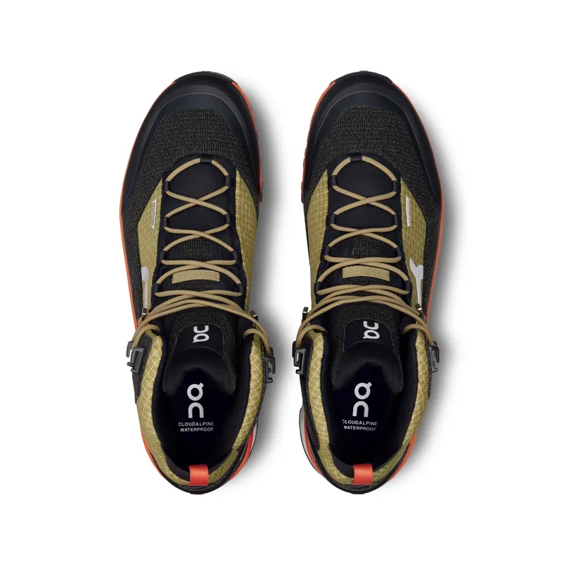 On Running Men's Cloudalpine Waterproof in Safari/Black-3