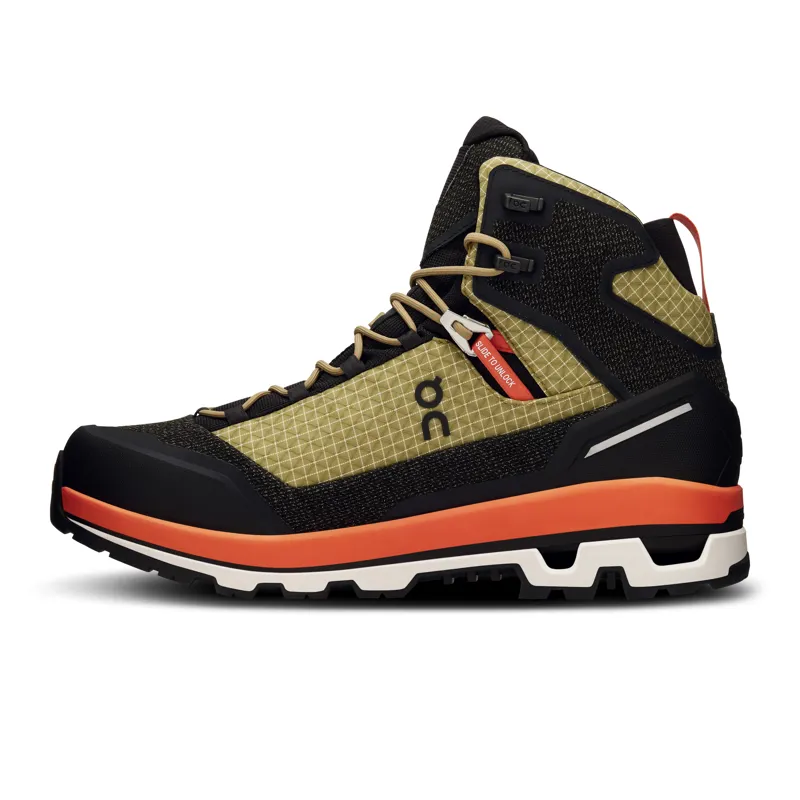 On Running Men's Cloudalpine Waterproof in Safari/Black-4