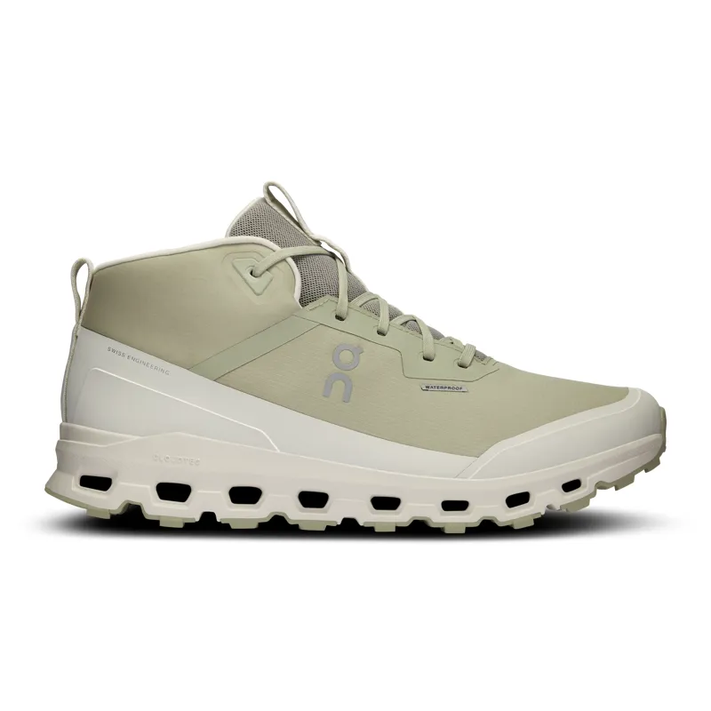 On Running Men's Cloudroam Waterproof in Chalk/Ice