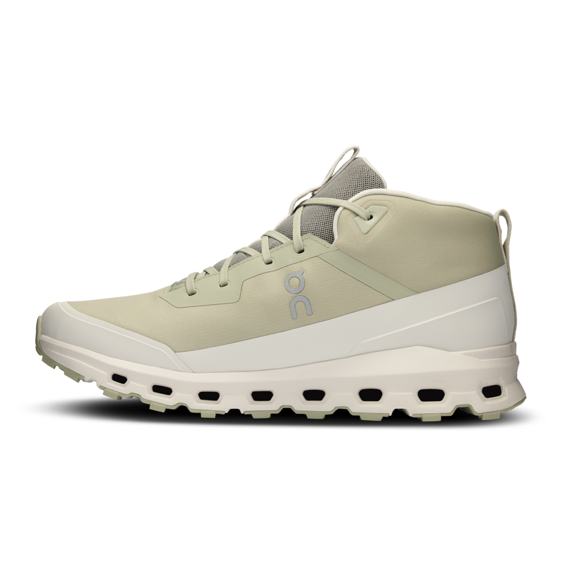 On Running Men's Cloudroam Waterproof in Chalk/Ice-5