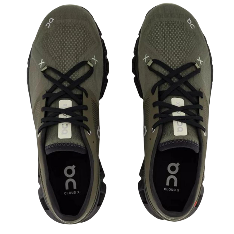 On Running Men's Cloud X3 Shoes in Olive/Reseda-3