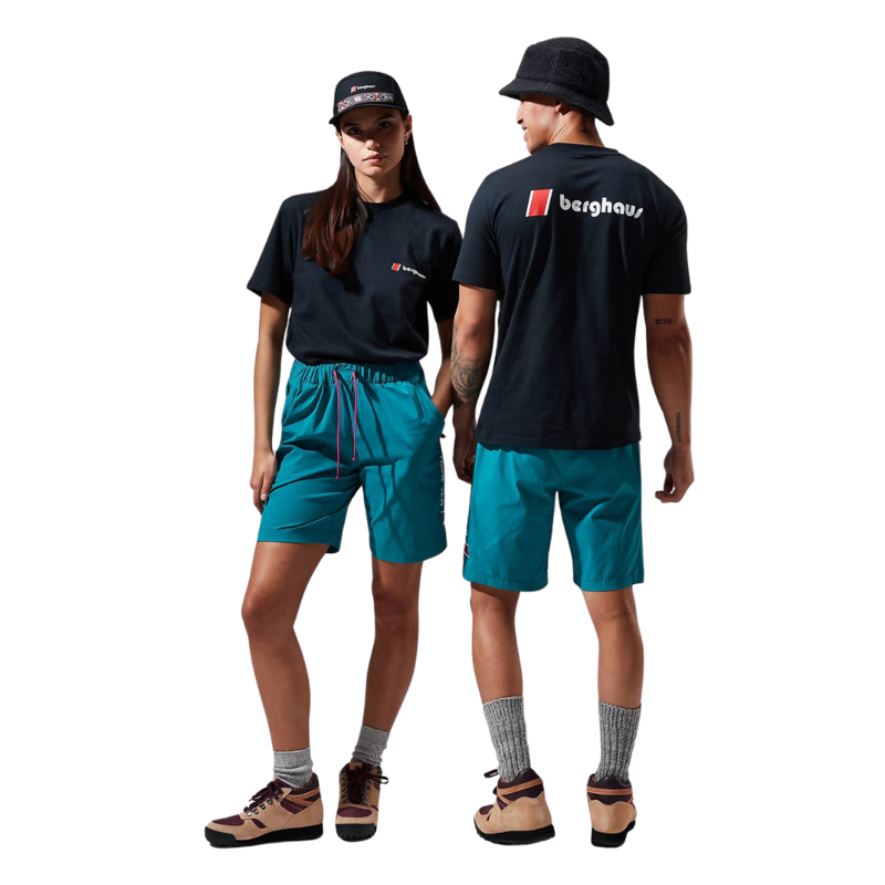 Berghaus Men's Heritage Front and Back Logo Short Sleeve T-Shirt in Black-5