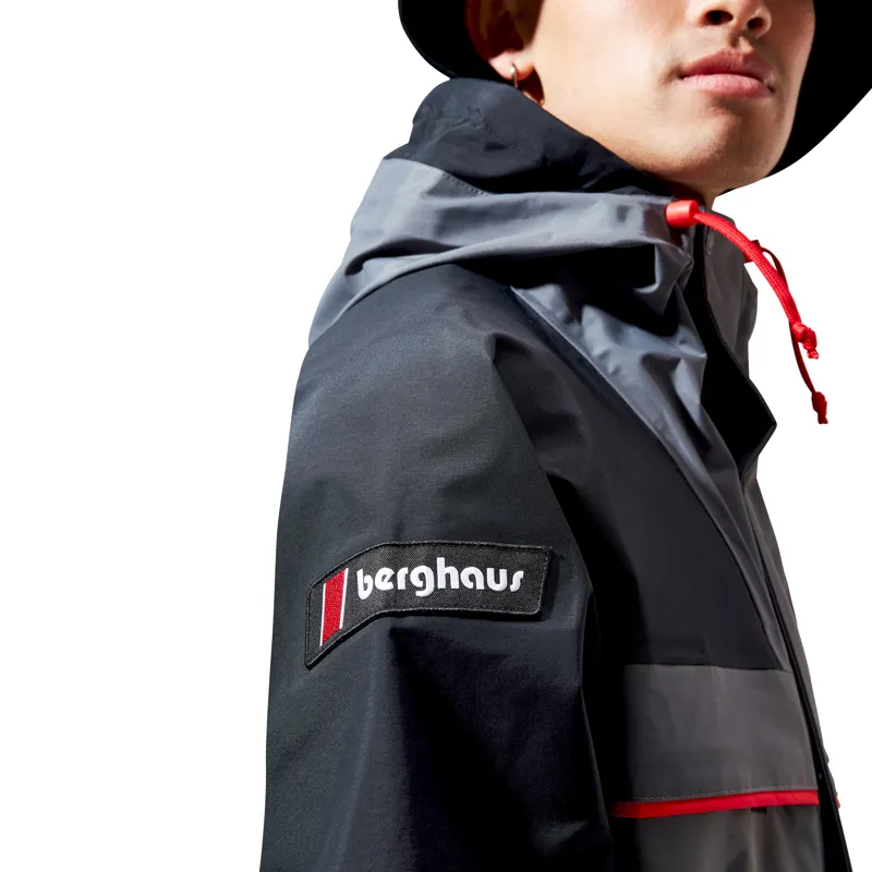 Berghaus Men's Tempest 89 Waterproof Shell Jacket in Grey/Black-3