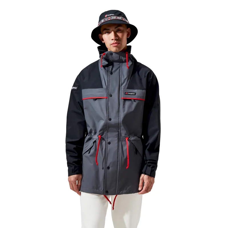 Berghaus Men's Tempest 89 Waterproof Shell Jacket in Grey/Black-4
