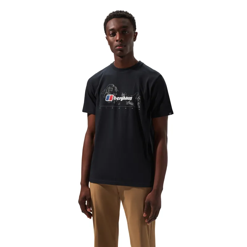 Berghaus Men's MTN Width T-Shirt in Black-1
