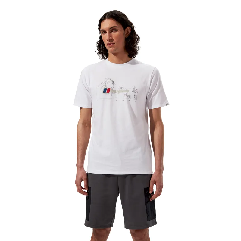 Berghaus Men's MTN Width Short Sleeve T-Shirt in White-1