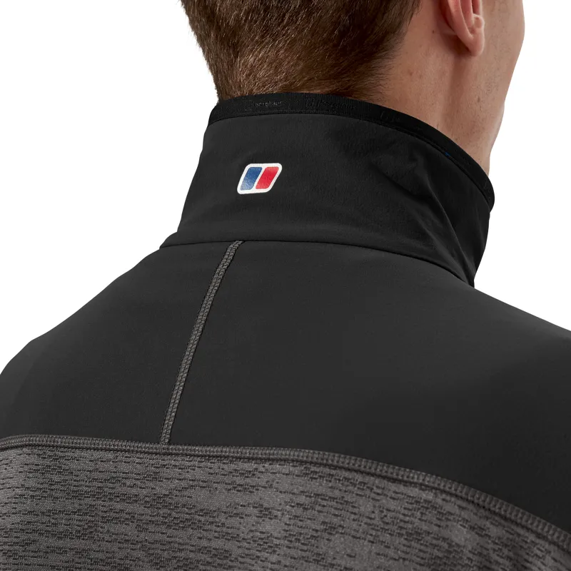 Berghaus Men's Thraskii Half Zip Fleece in Grey/Black-5