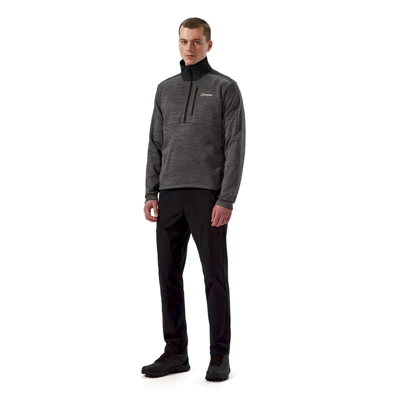 Berghaus Men's Thraskii Half Zip Fleece in Grey/Black-6
