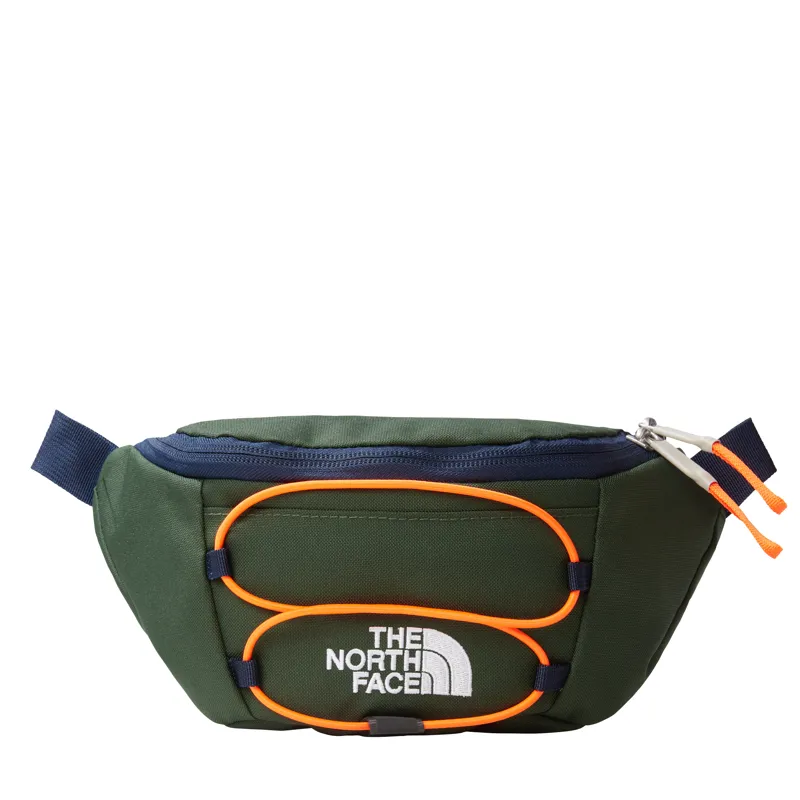 The North Face Jester Lumbar Bum Bag in Pine Needle Summit Navy Power Orange