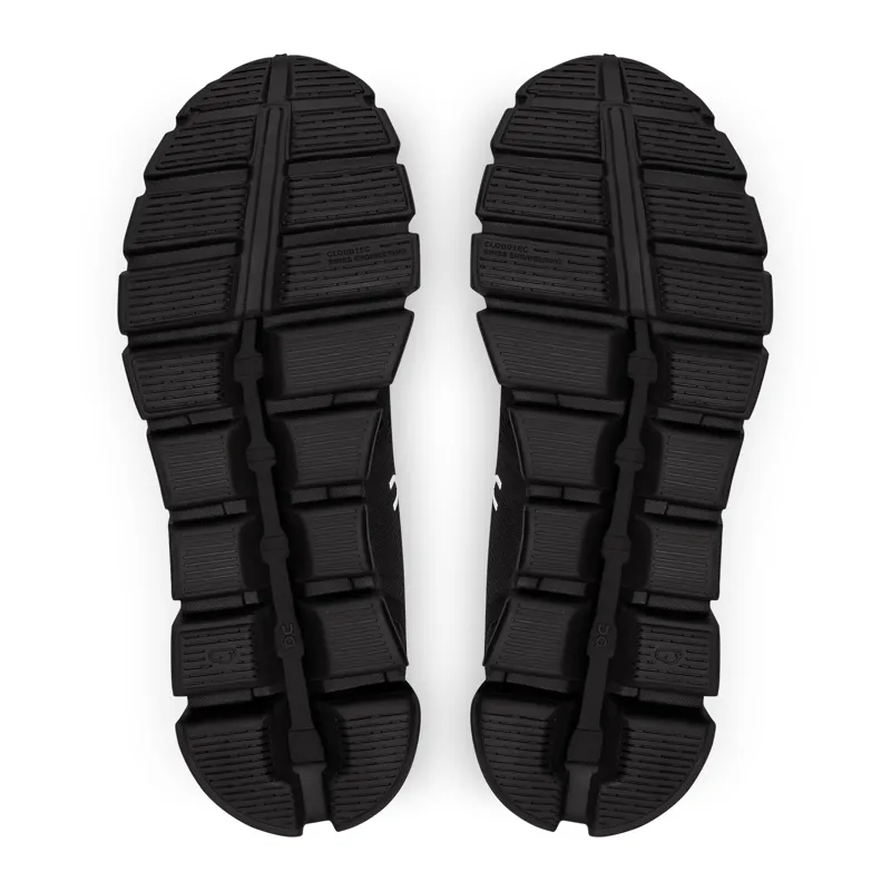 On Running Women's Cloud 5 Waterproof Shoes in All Black -4