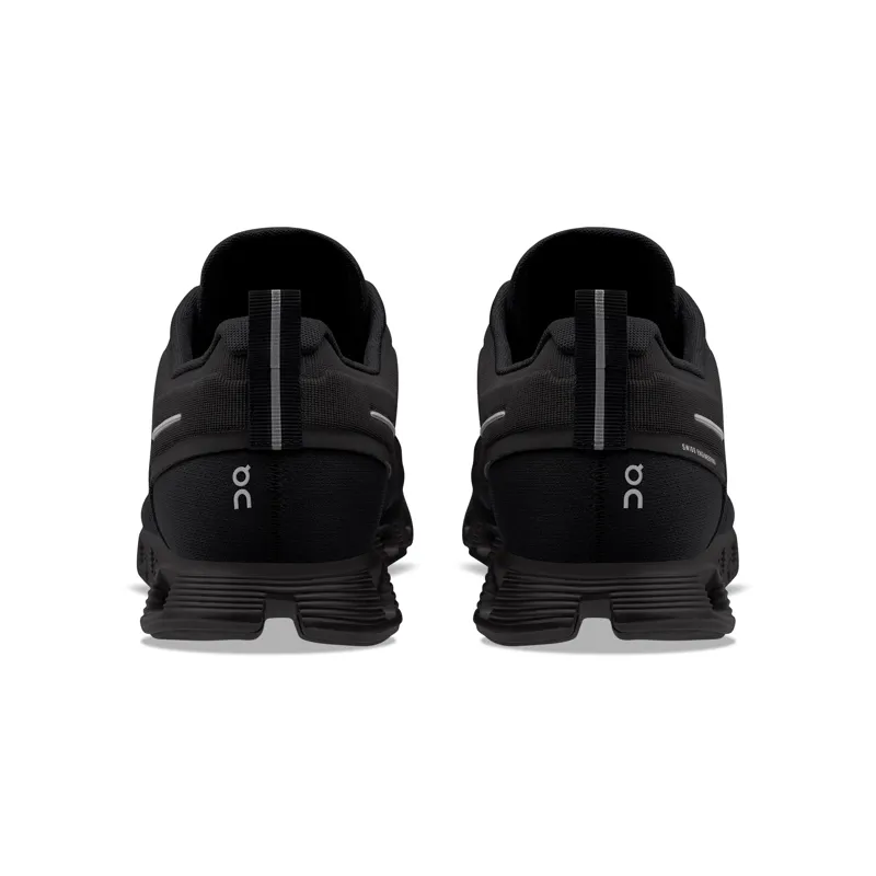 On Running Men's Cloud 5 Waterproof Shoes in All Black-2