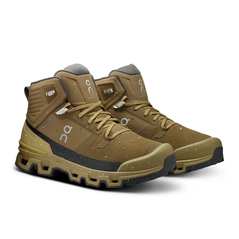 On Running Men's Cloudrock 2 Waterproof in Hunter/Safari-5
