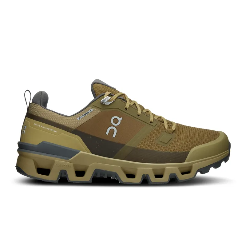 On Running Men's Cloudwander Waterproof Shoes in Hunter/Safari