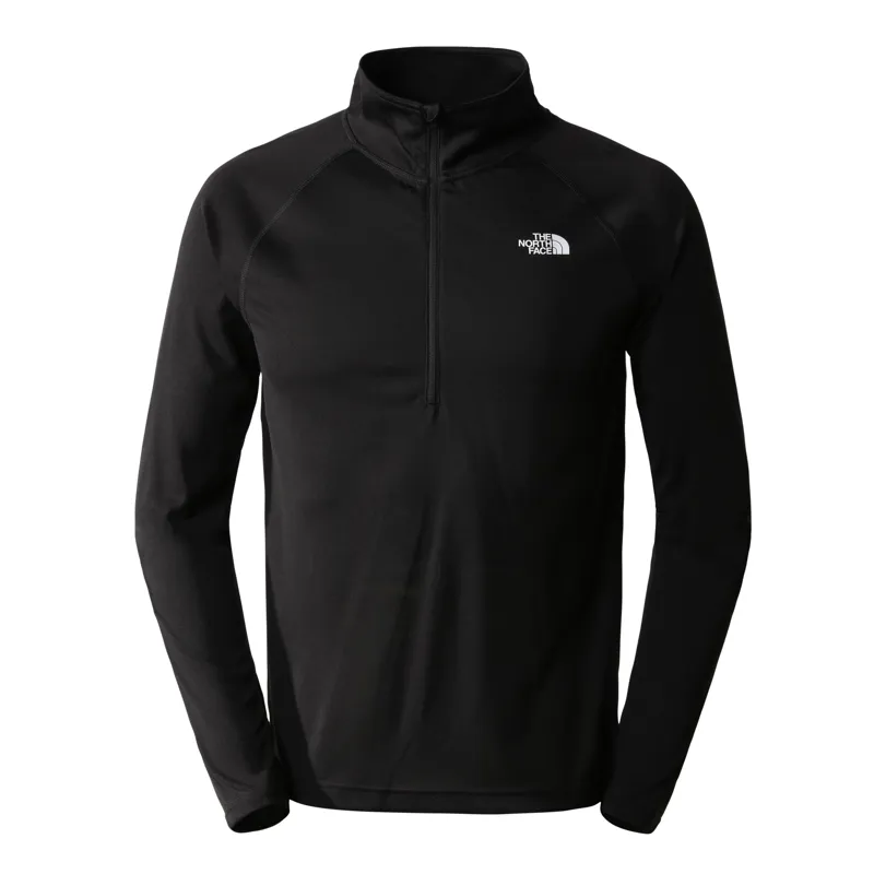 The North Face Men's Flex II 1/4 Zip T-Shirt in TNF Black