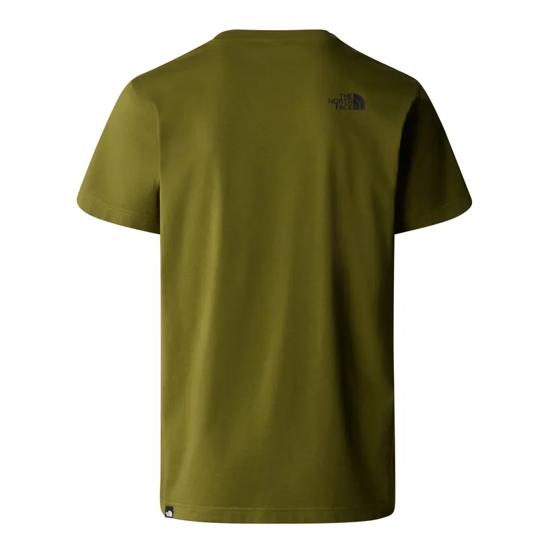 The North Face Men's Simple Dome T-Shirt in Forest Olive-1