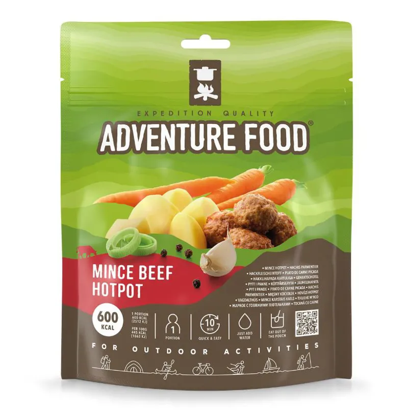 Adventure Food Meal Mince Beef Hotpot for One person