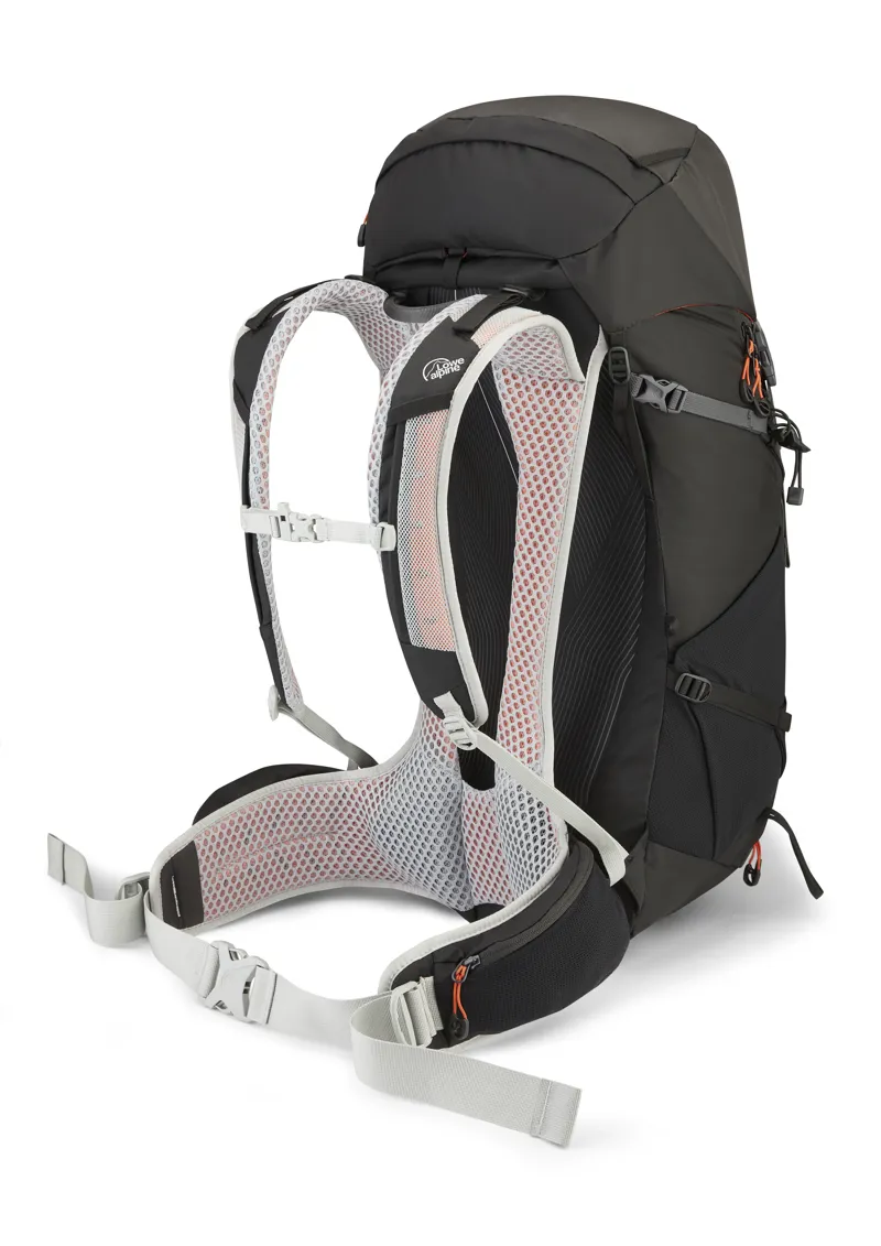 Lowe Alpine AirZone Trail Camino 37:42 Hiking Pack in Black/Anthracite-2