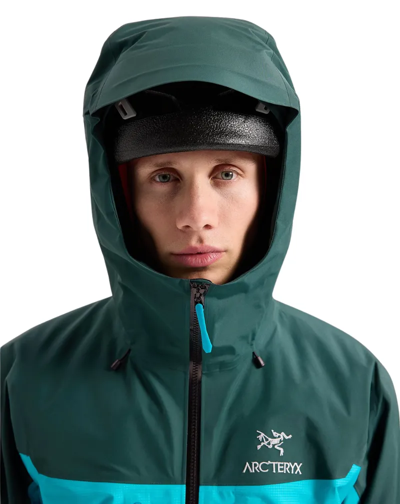 Arc'teryx Men's Alpha Jacket in Blue Tetra/Pytheas-4