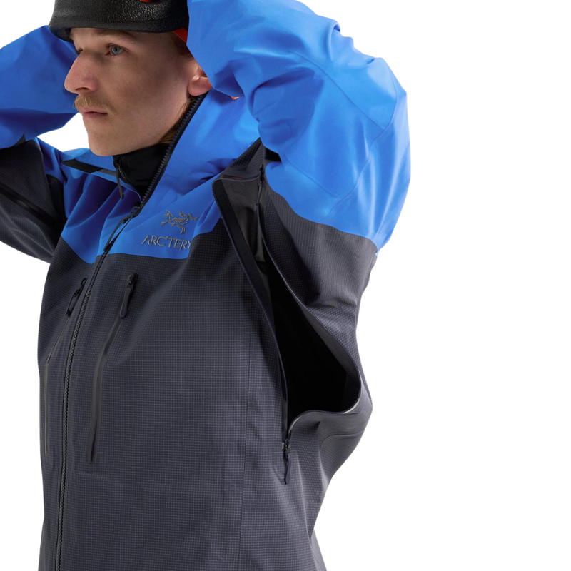 Arc'teryx Men's Alpha Jacket in Light Vitality/Black Sapphire-4